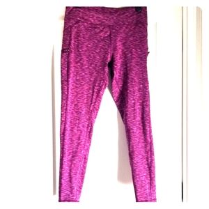 Zobha pink/purple heathered leggings
